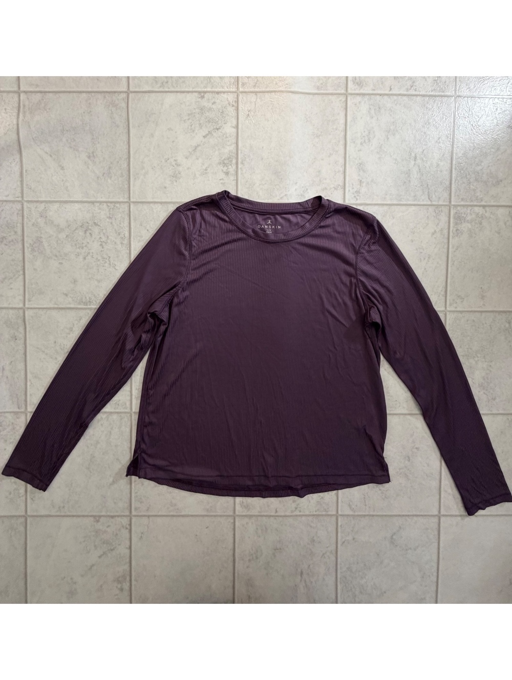 Danskin purple long sleeve top